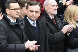 Mateusz Morawiecki, Zbigniew Ziobro, Antoni Macierewicz i Małgorzata Gosiewska