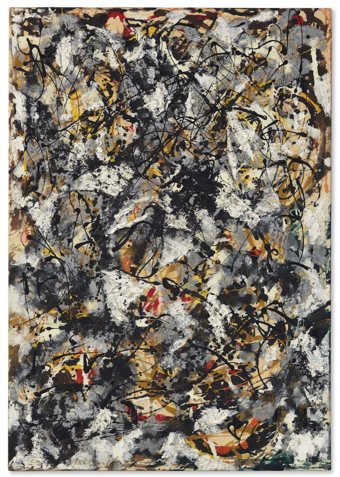 55,4 mln dol. - Jackson Pollock, &quot;Composition with Red Strokes&quot;, 1950