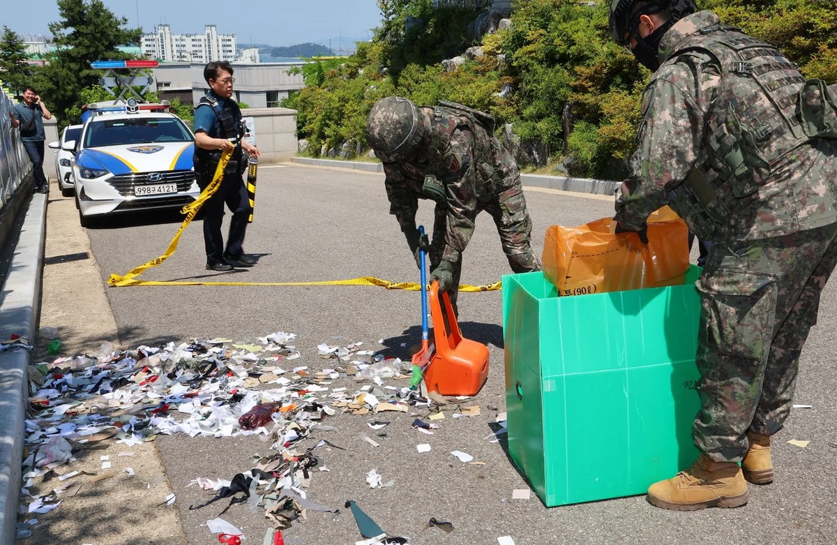  Korea wysłała kolejne balony z odpadami. Akcja odwetowa