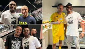 Kamaru Usman teams up with Ronaldinho, Roberto Carlos 