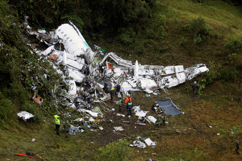 Katastrofa lotnicza w Medellin. Zginęli piłkarze