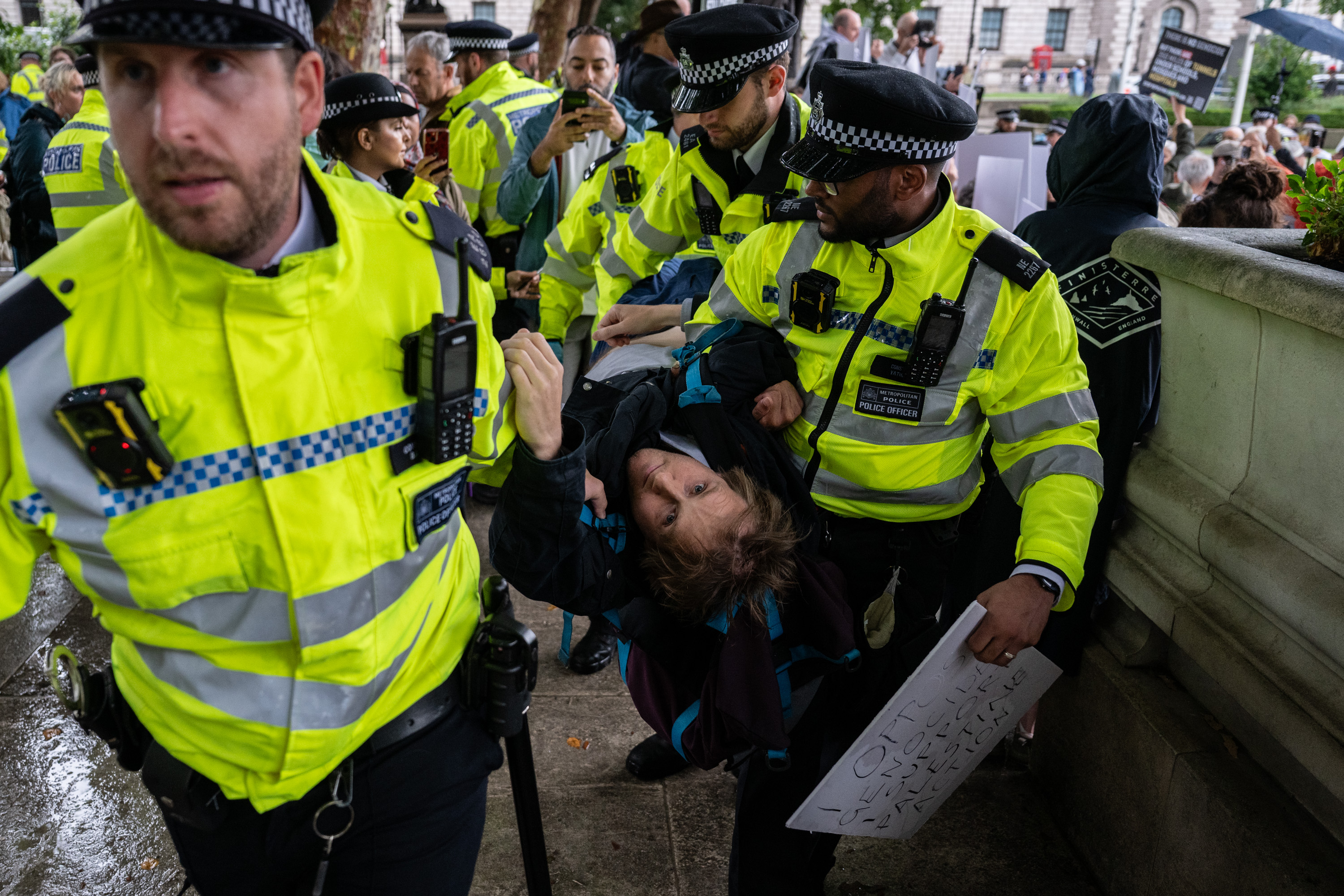 16 arrested after violent disorder at Epping migrant hotel