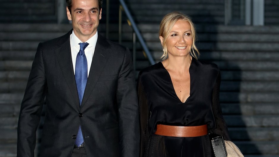 Kyriakos Mitsotakis i Mareva Grabowski