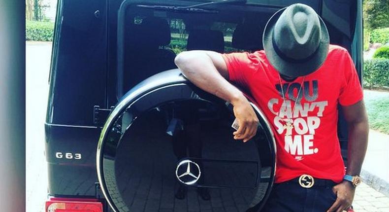 P Square manager acquires new G Wagon jeep