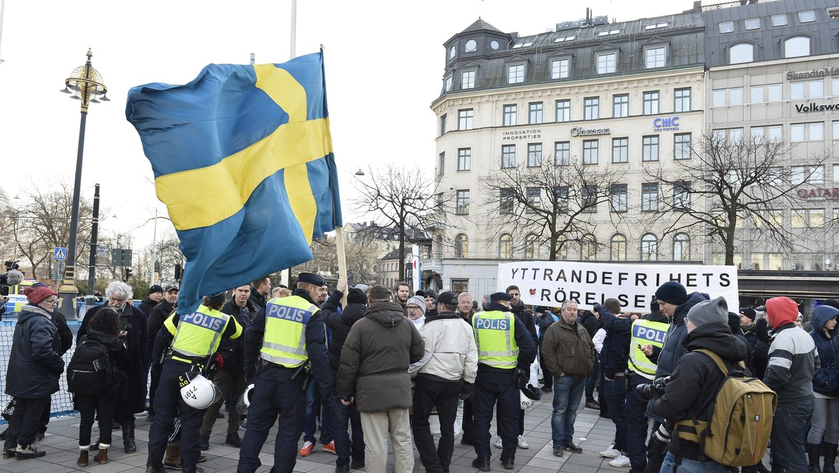 Swedish police detain three after anti-immigrant protest