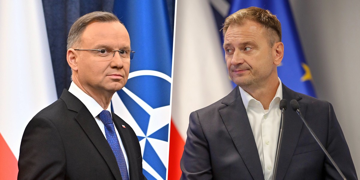 Andrzej Duda i Sławomir Nitras. 