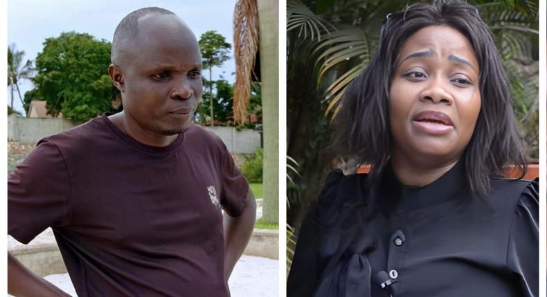 Joyce Nagawa is accusing Romald Mayinja of trying to take back the land he gifted her