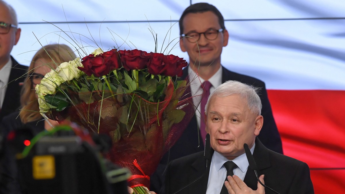 Jarosław Kaczyński i Mateusz Morawiecki