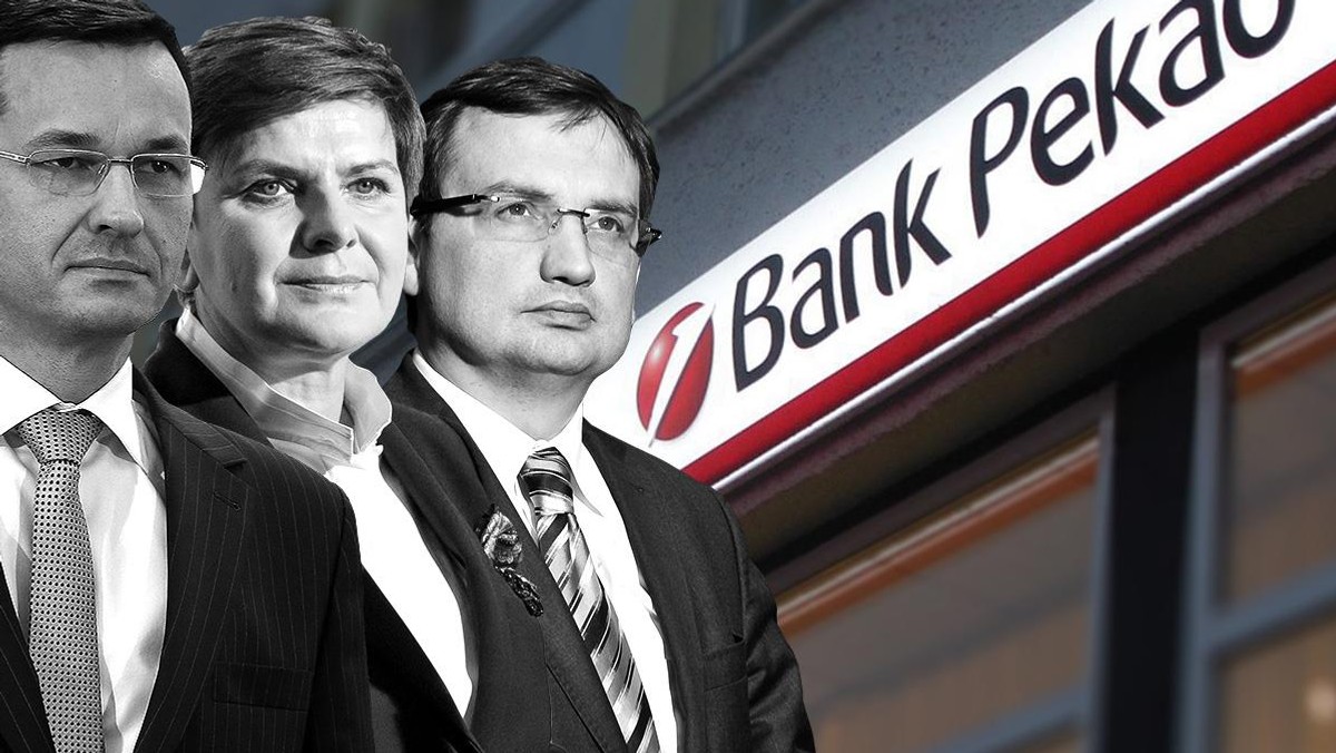 Pekao S.A. bank sektor bankowy banki Mateusz Morawiecki Beata Szydło Zbigniew Ziobro