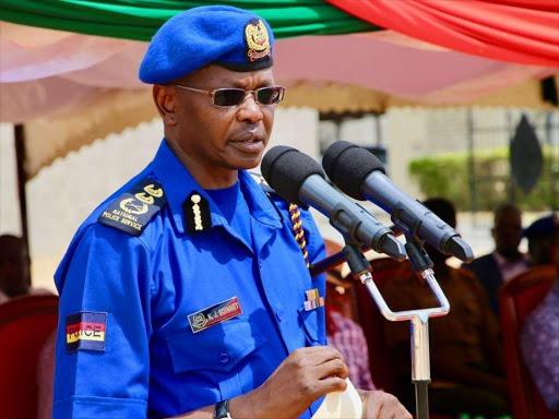 Outgoing Inspector General of Police Joseph Boinnet 