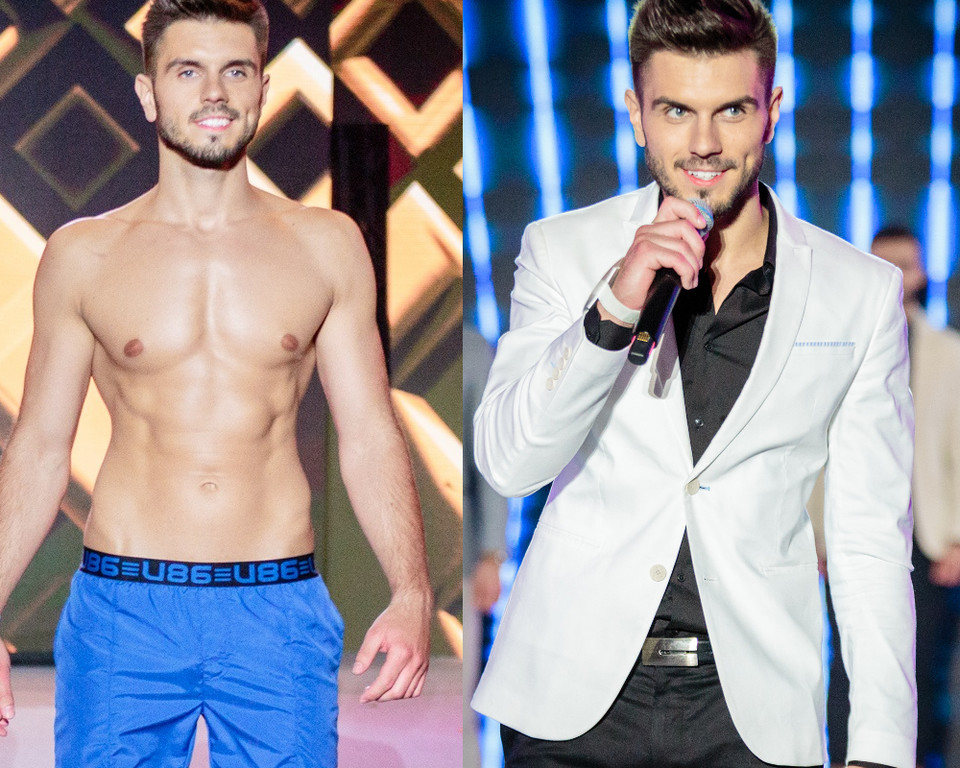 Konrad Ksepka w finale konkursu "Mister Polski 2018"