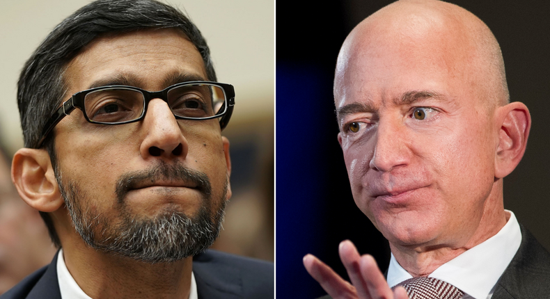 sundar pichai jeff bezos