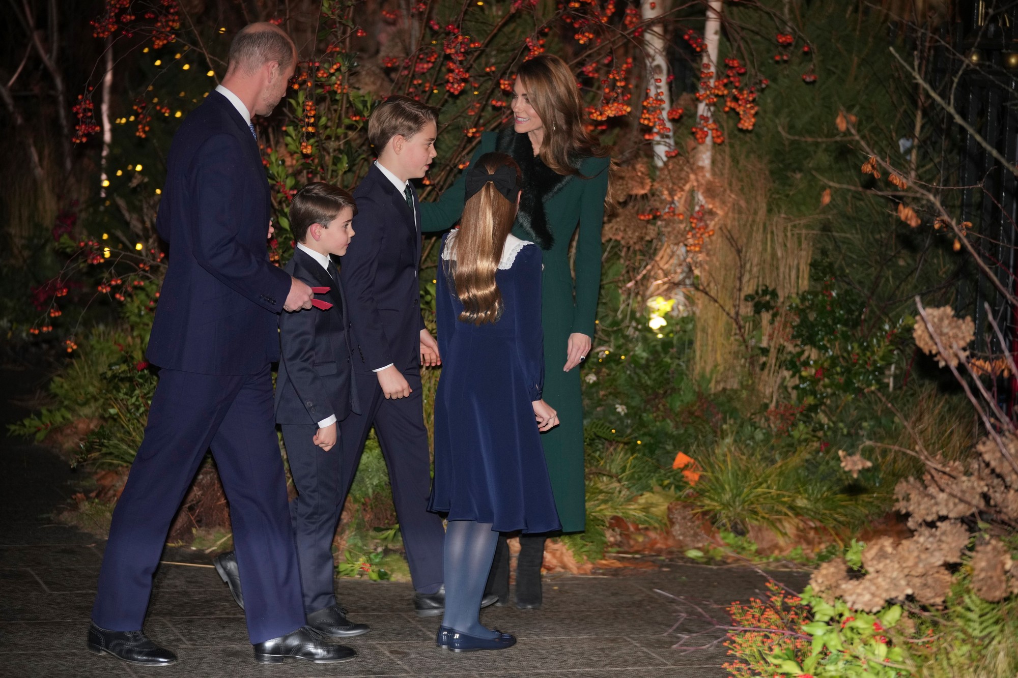 Princ William s Kate a ich deťmi.