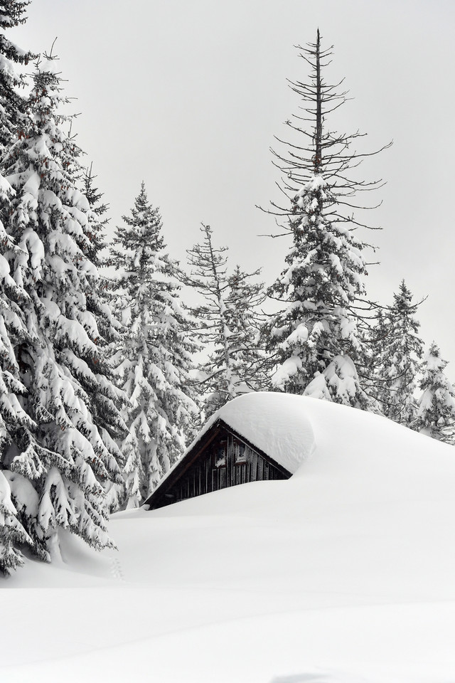 Rekordowe opady śniegu w Austrii