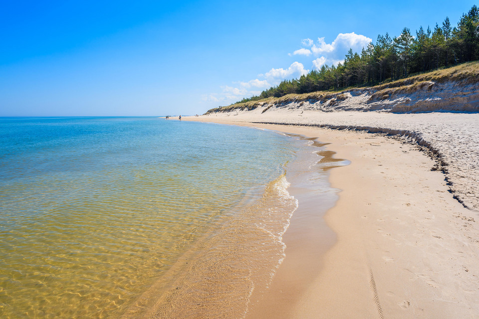 Gdzie nad Bałtykiem jest mało ludzi niezatłoczone plaże nad morzem - Podróże