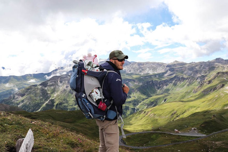 Großglockner Hochalpenstraße - widok w kierunku przełęczy Hochtor