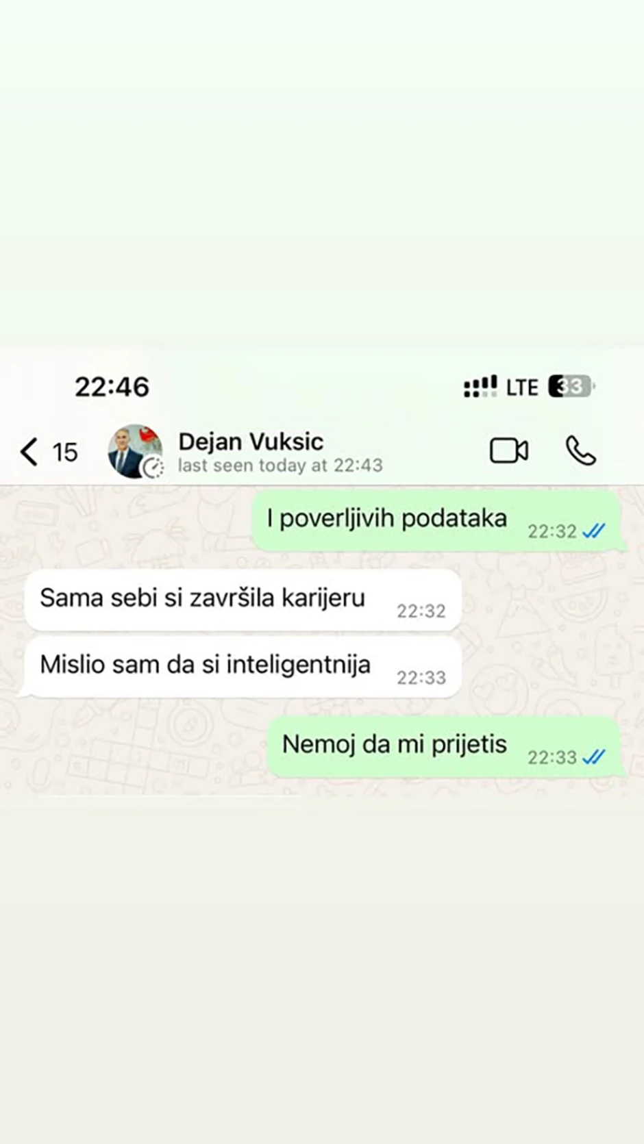 Prepiska Dejan Vukšić