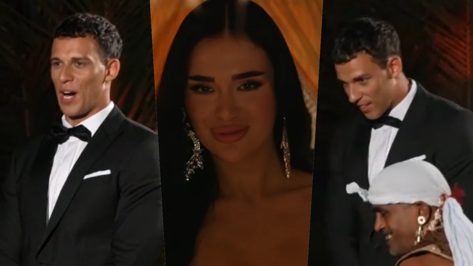 Ženích Adrian Chabada počas príchodu Mercedes Galisovej v šou Ruža pre nevestu.