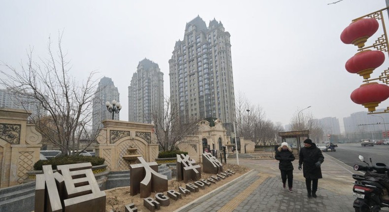 An Evergrande residential complex in Beijing.Pedro Pardo/AFP/Getty Images