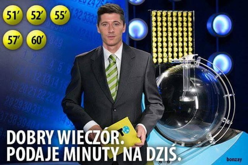 Wyszedł do toalety i przeoczył 5 goli Lewego! [MEMY]