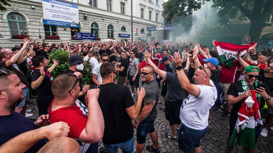 "Carpathian Brigade" w Monachium przed meczem Euro 2020 z Niemcami