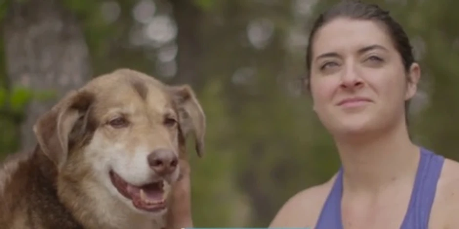 Rebeka Lasal sa svojim psom