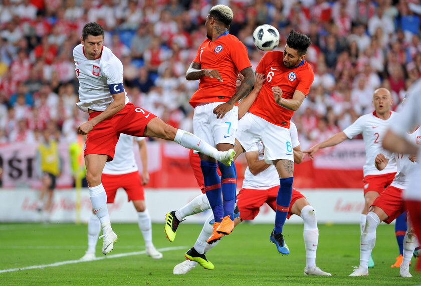 Pilka nozna. Reprezentacja. Mecz towarzyski. Polska - Chile. 08.06.2018