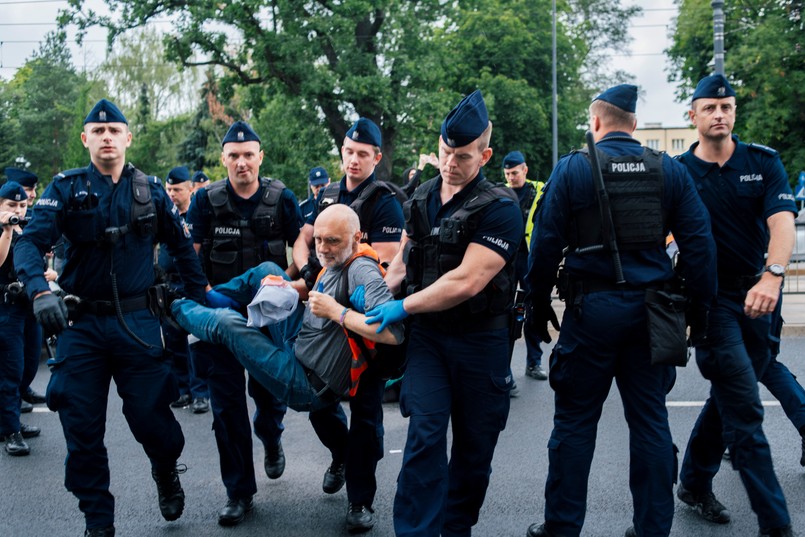 Ostatnie Pokolenie protestuje w Warszawie