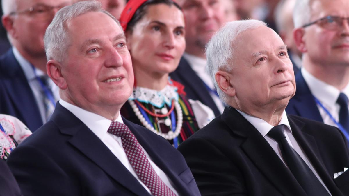 Jarosław Kaczyński i Henryk Kowalczyk