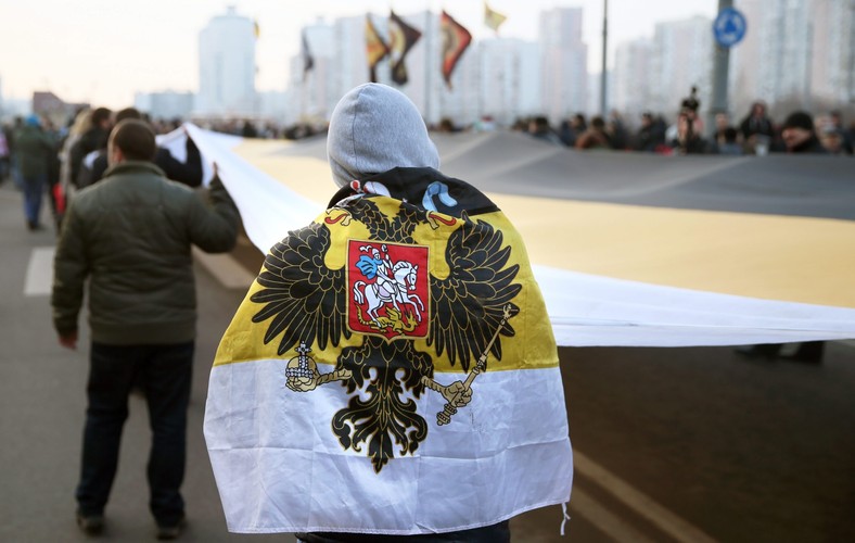 'Ruski marsz' w Moskwie