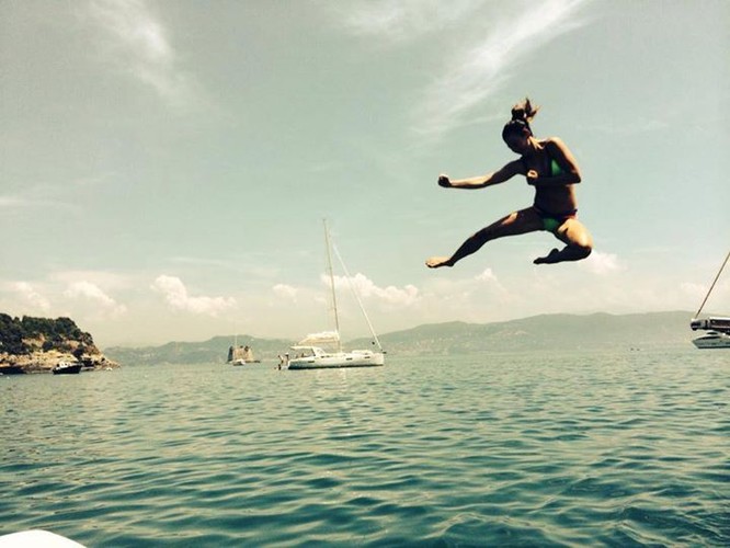 Anna Lewandowska na wakacjach / zdjęcie z oficjalnego profilu