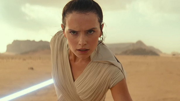 Daisy Ridley, kadr z filmu "Gwiezdne wojny: Skywalker. Odrodzenie"