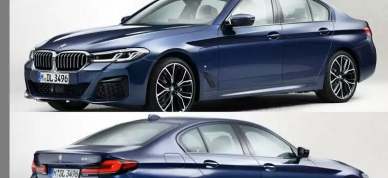 Wyciekły zdjęcia BMW serii 5 po face liftingu