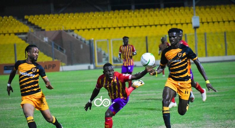 Hearts vs AshGold