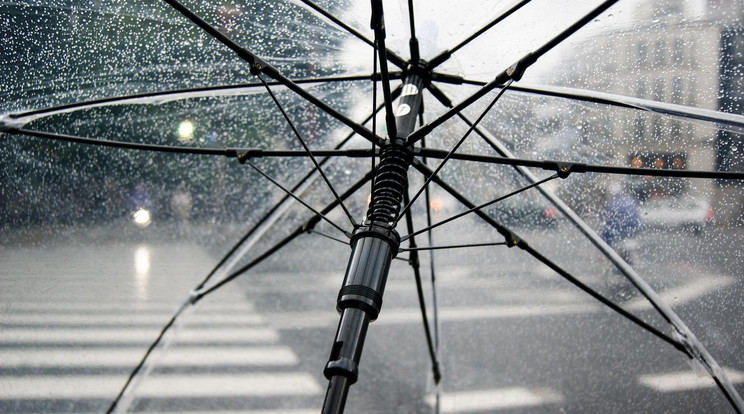 Marad az esős időjárás kedden is: több megyére kiadták a riasztást / Illusztráció: Pixabay