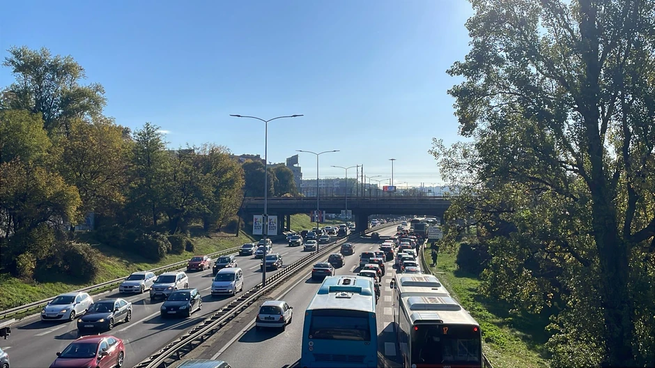 Gužva na moto-putu kod Autokomande