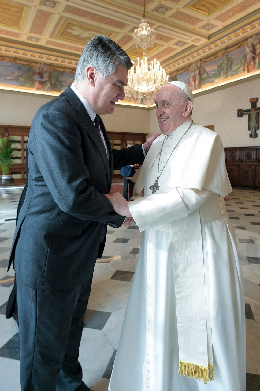 Zoran Milanović i papa Franja