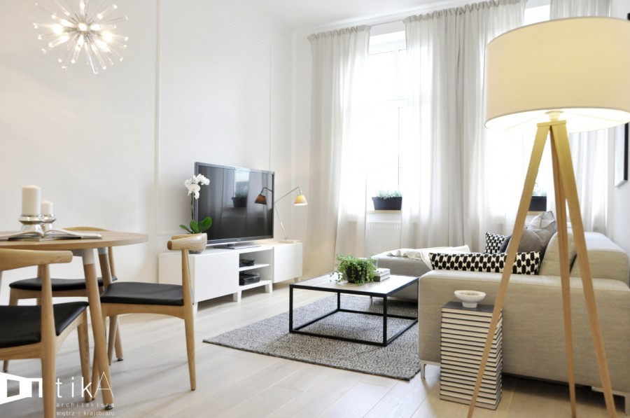 60-metrowe mieszkanie w kamienicy w Bielsku-Białej to styl skandynawski w najlepszym wydaniu 