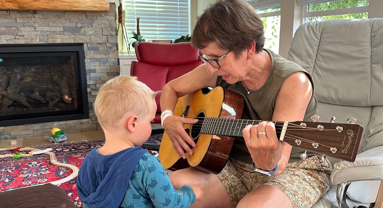 Joelle Mulligan's mom, Marcia, 68, watches her toddler grandson daily.Courtesy of Joelle Mulligan.