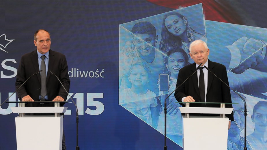Jarosław Kaczyński i Paweł Kukiz