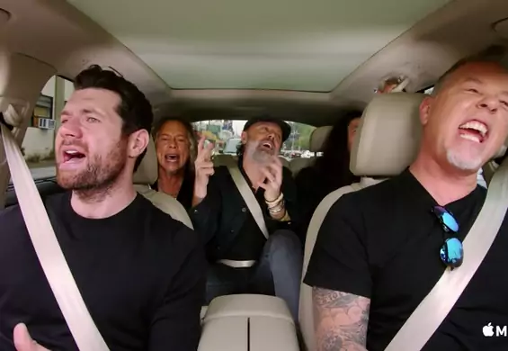 Metallica śpiewająca Rihannę zapowiada internetowe Carpool Karaoke