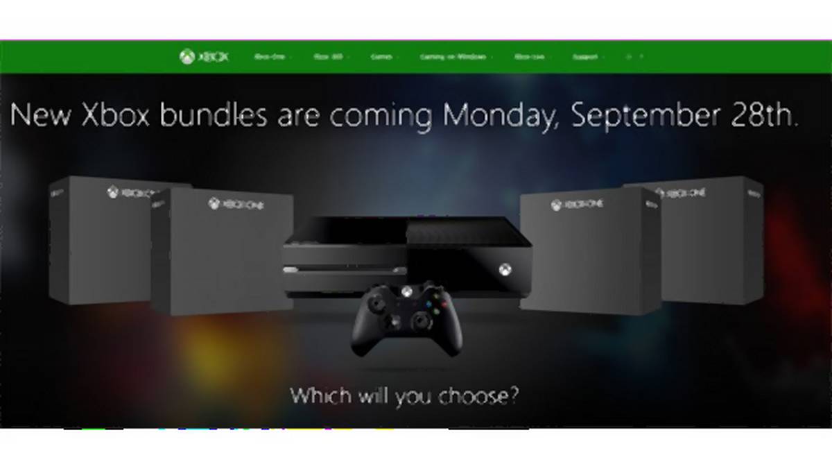 W poniedziałek Microsoft ujawni zupełnie nowe zestawy Xboksa One z nowymi tytułami