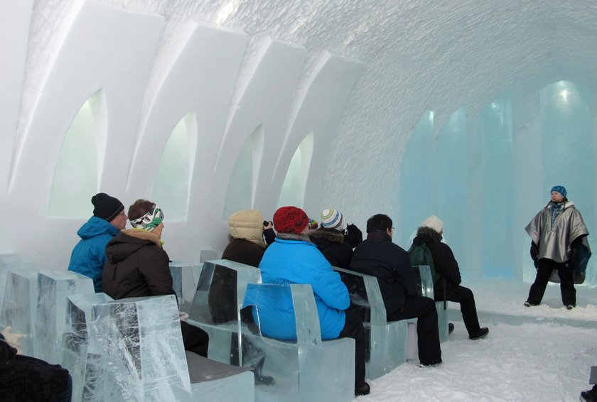 Ice Hotel w szwedzkiej części Laponii