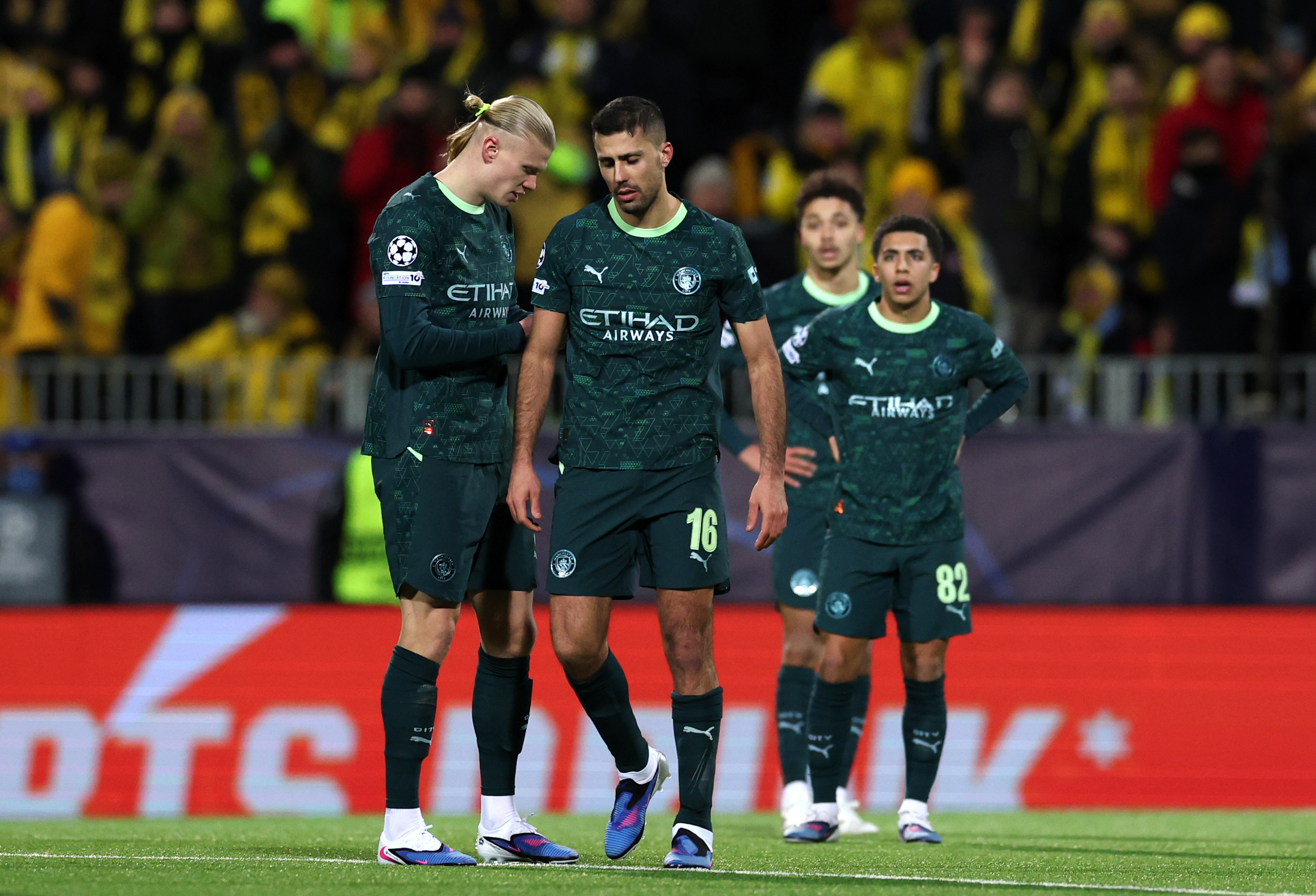 10 players missing, one sent off - City crumble 3-1 in historic Bodo upset