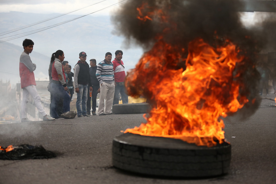 Protesty w Ekwadorze