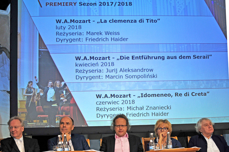 Konferencja prasowa Warszawskiej Opery Kameralnej