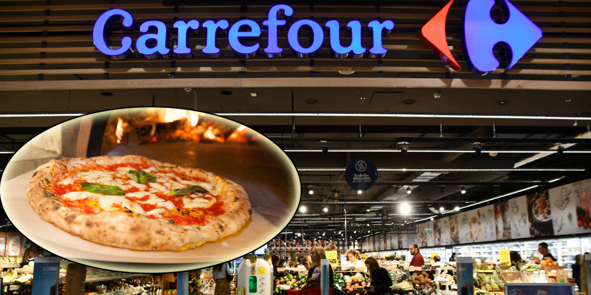 Carrefour dołącza do swojej oferty pizzę.