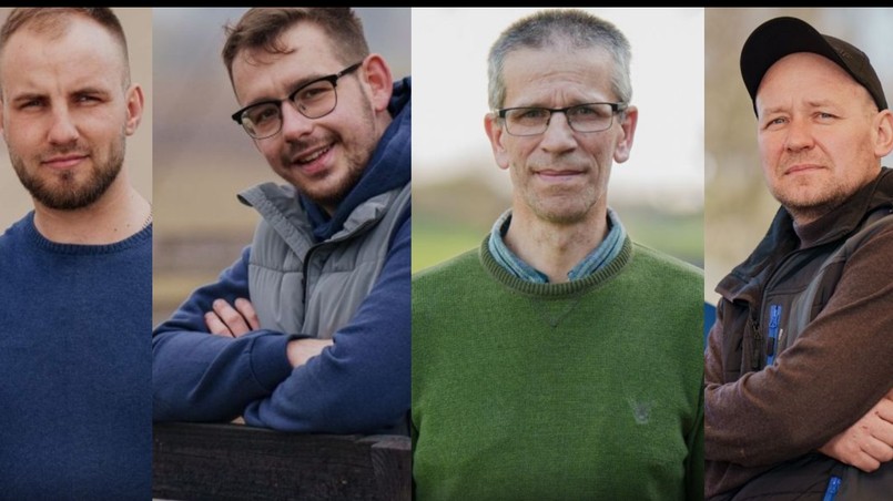 Od lewej: Arkadiusz, Kamil, Andrzej i Jarosław