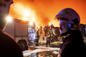 Pożar nielegalnego składowiska opon w Raciniewie. Autor: PAP/Tytus Żmijewski