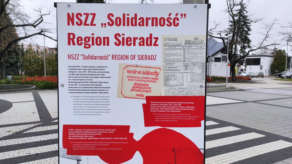 Wystawa "Tu rodziła się Solidarność" w Sieradzu